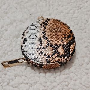 Snakeskin Pattern Round Coin Purse